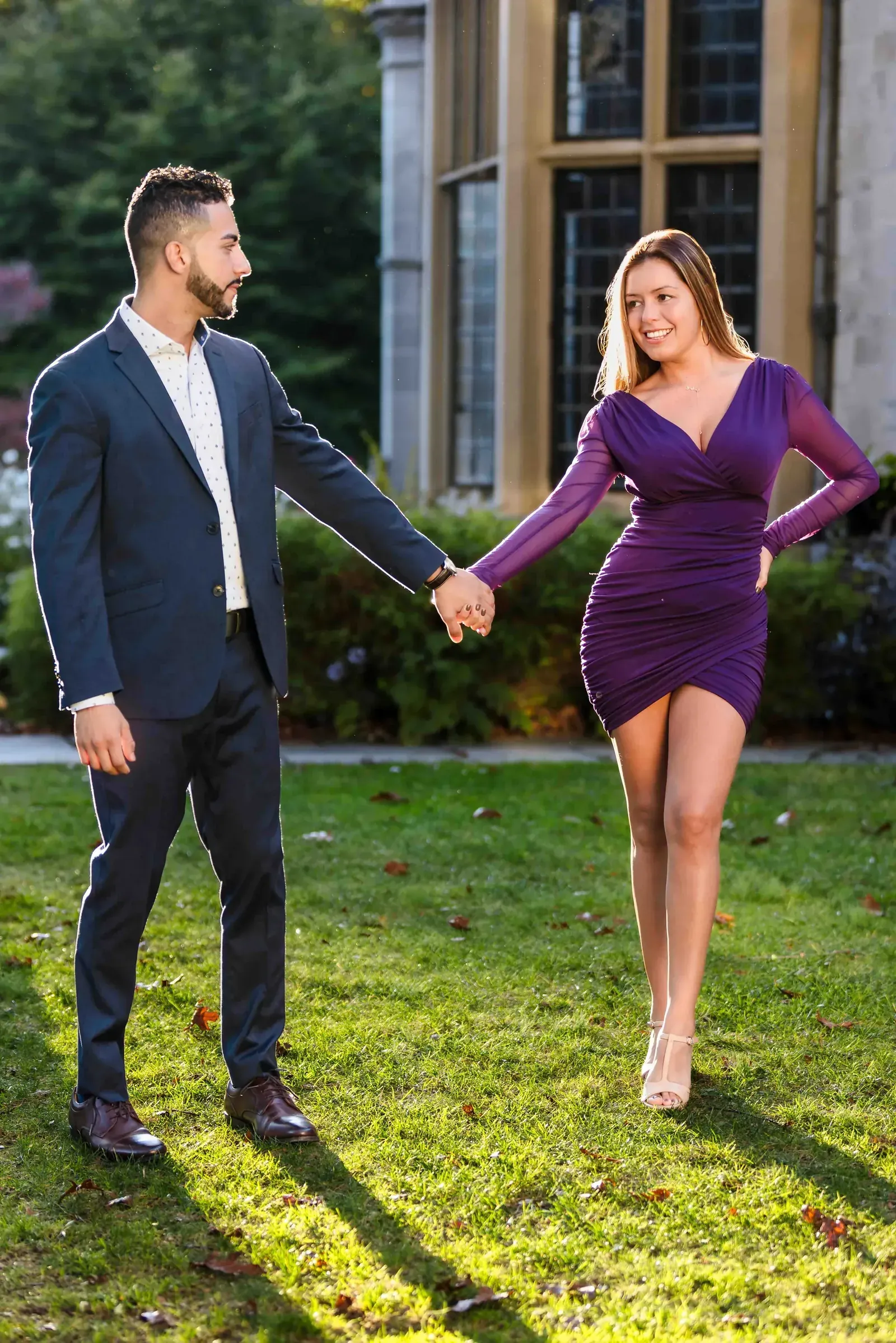 Couple portrait from an engagement session — George Pompilio Photography