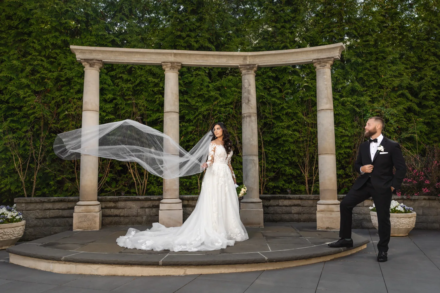 Estate at Florentine Gardens wedding photo by George Pompilio Photography — image 12
