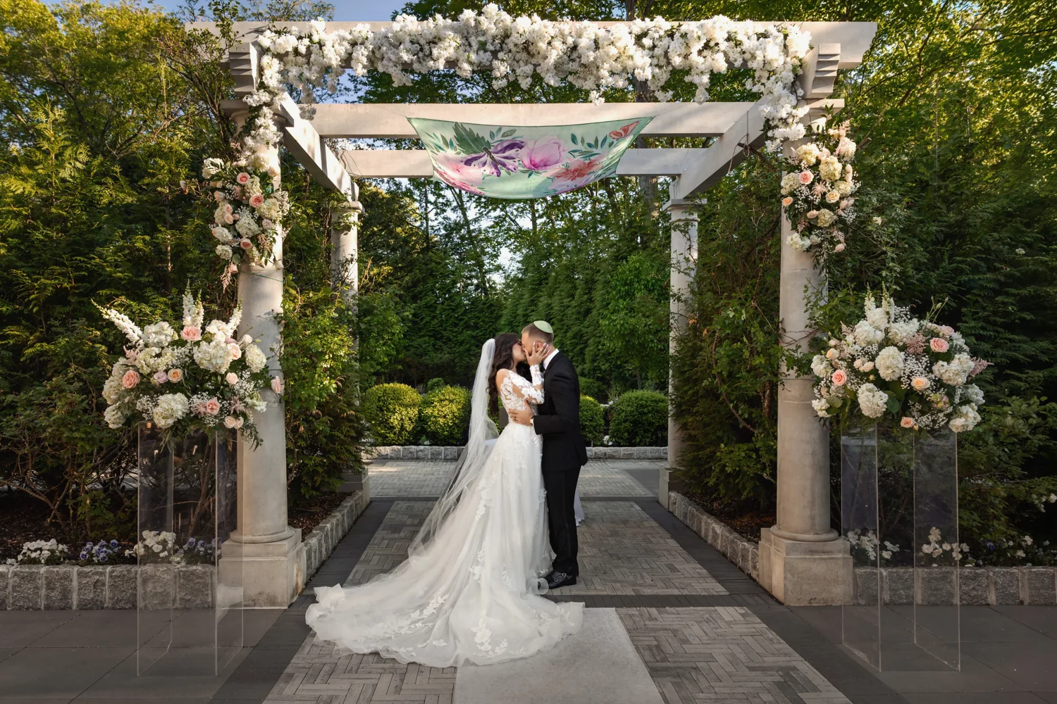 Estate at Florentine Gardens wedding photo by George Pompilio Photography — image 13