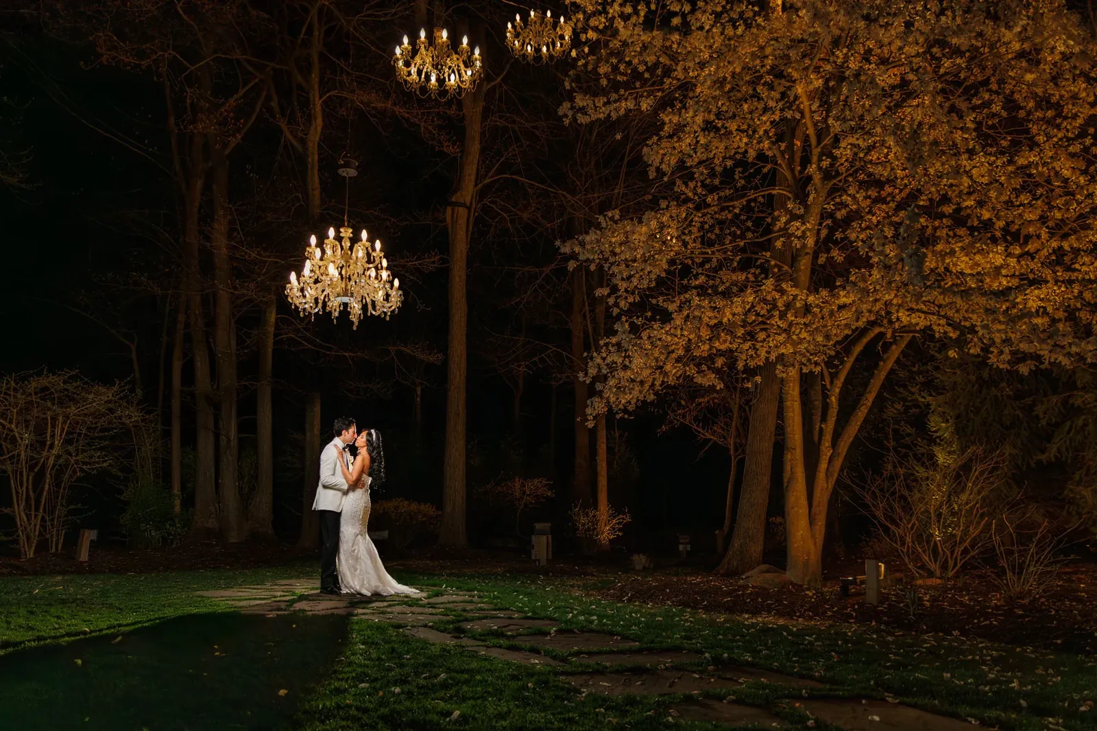 Wedding portrait at ceremony — George Pompilio Photography